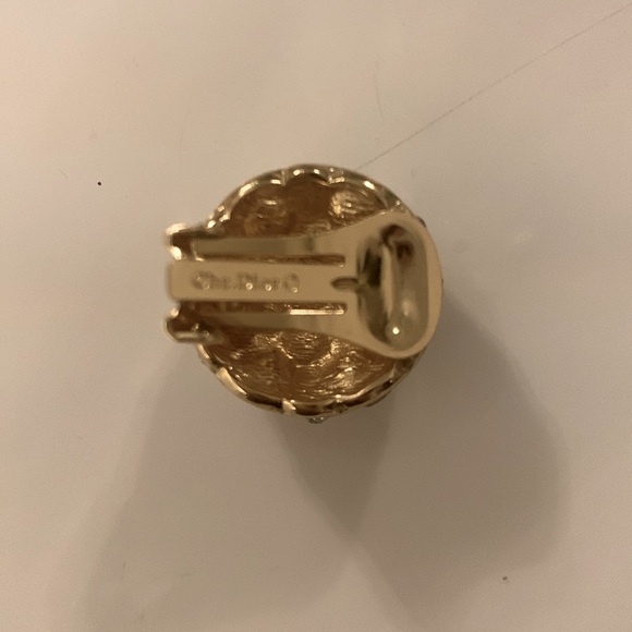 Vintage 1980s Dior clip on earrings - Picture 3 of 3